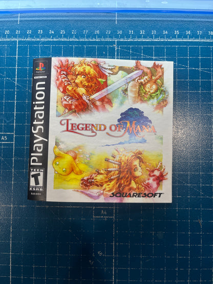 Legend of Mana PS1 Custom Manual