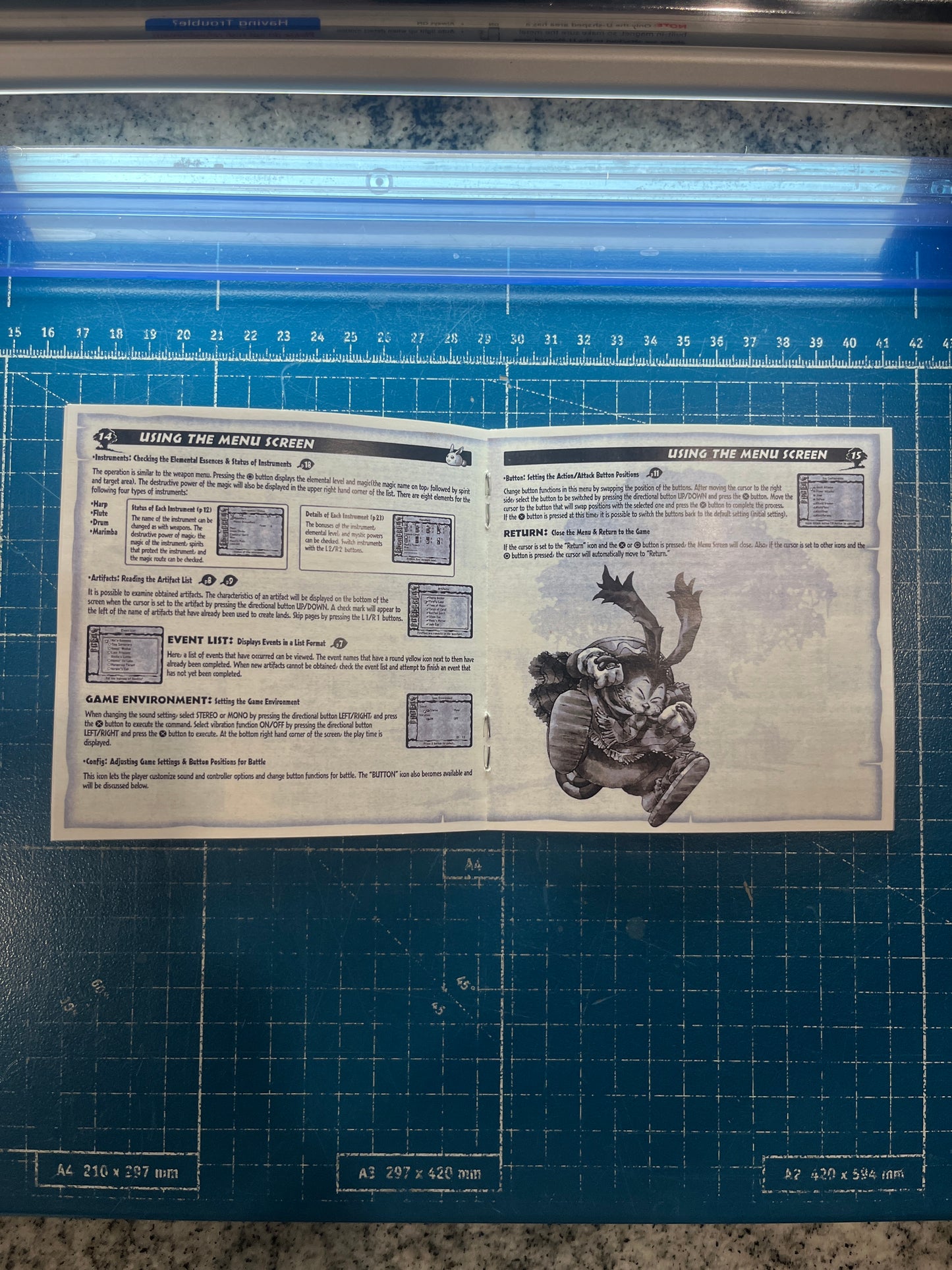 Legend of Mana PS1 Custom Manual