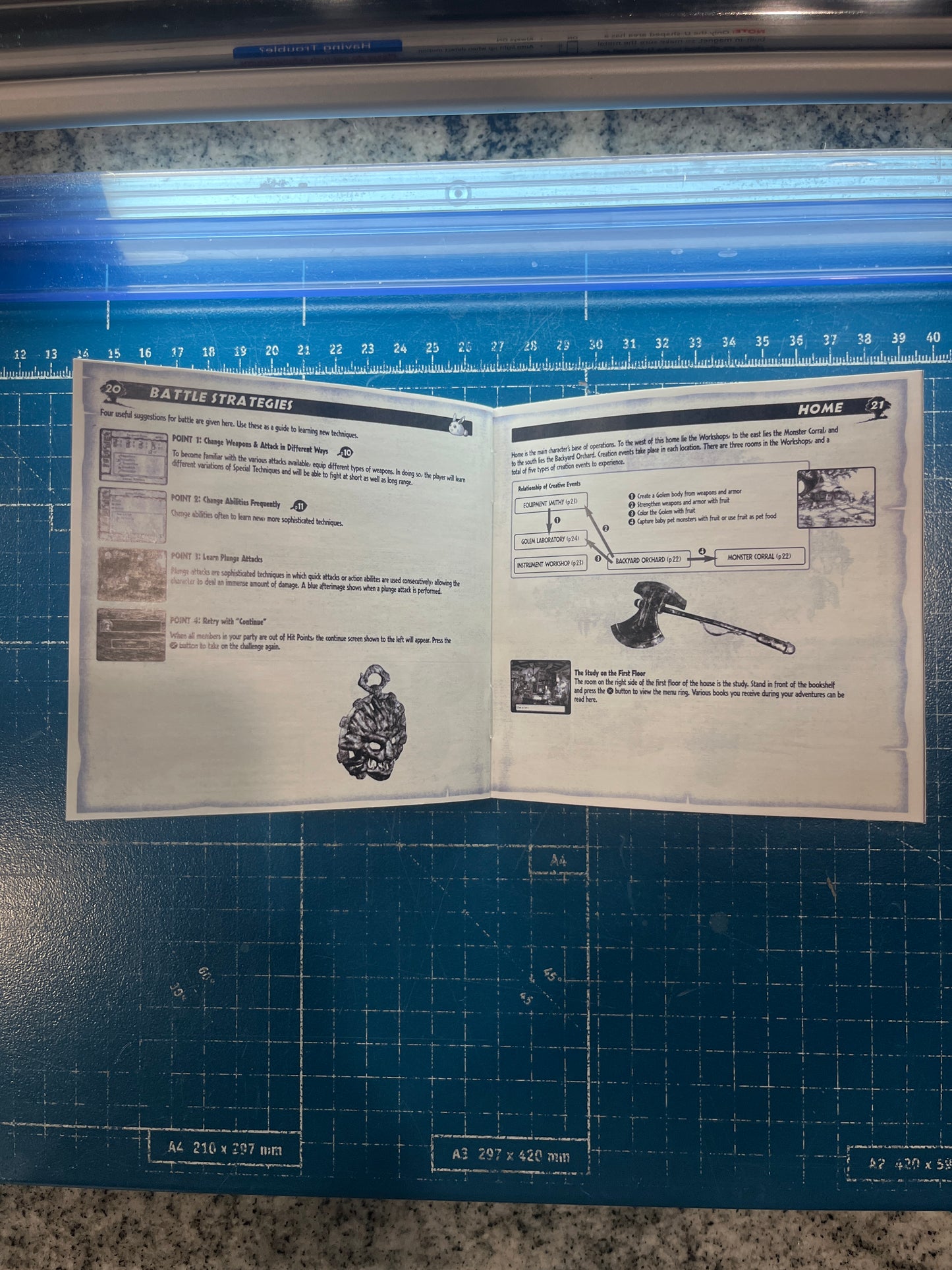Legend of Mana PS1 Custom Manual