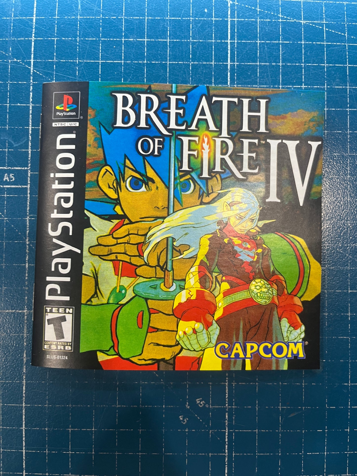 Breath of Fire 4 PS1 Custom Manual