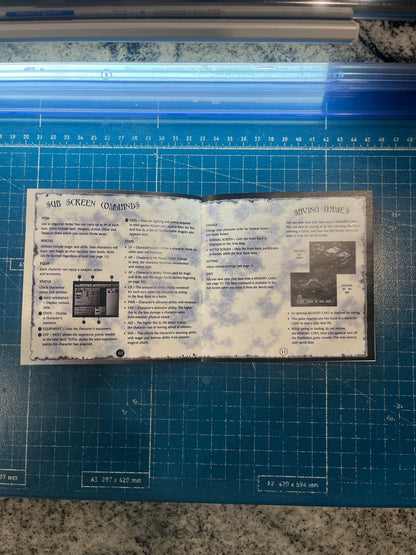 Breath of Fire 4 PS1 Custom Manual
