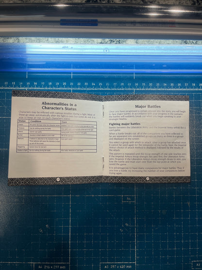 Suikoden PS1 Custom Manual