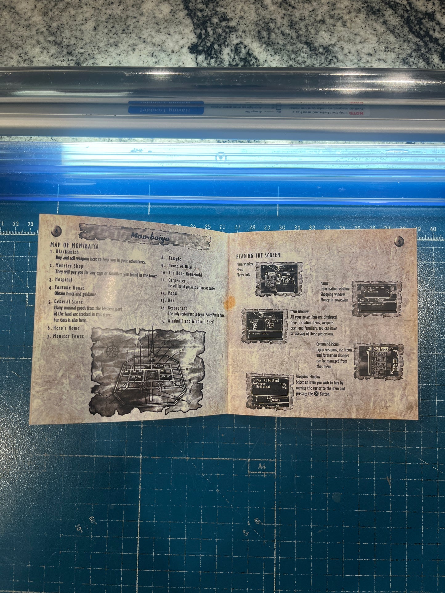 Azure Dreams PS1 Custom Manual