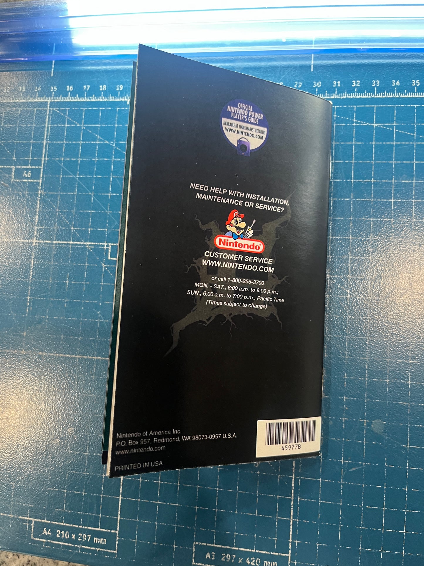 Super Smash Bros Melee GameCube custom manual