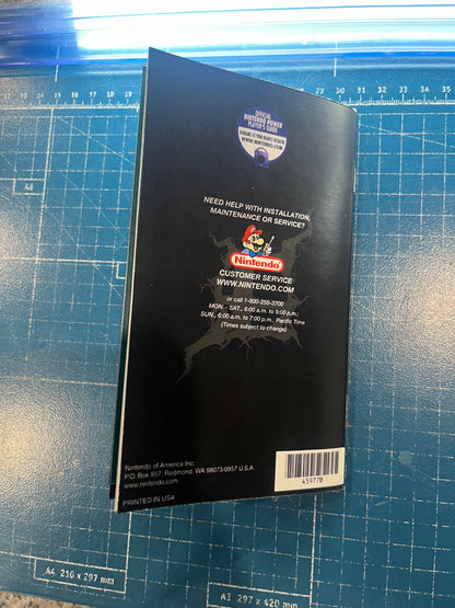 Super Smash Bros Melee GameCube custom manual