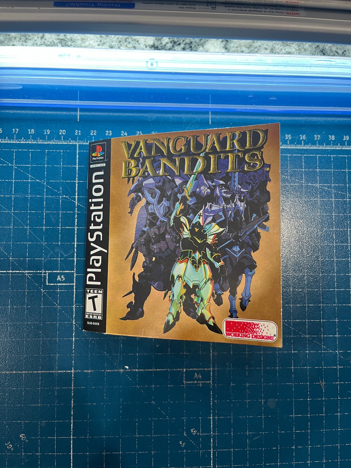 Vanguard Bandits PS1 Custom Manual