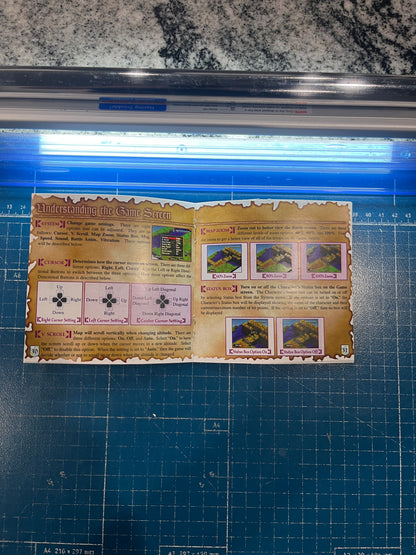 Vanguard Bandits PS1 Custom Manual