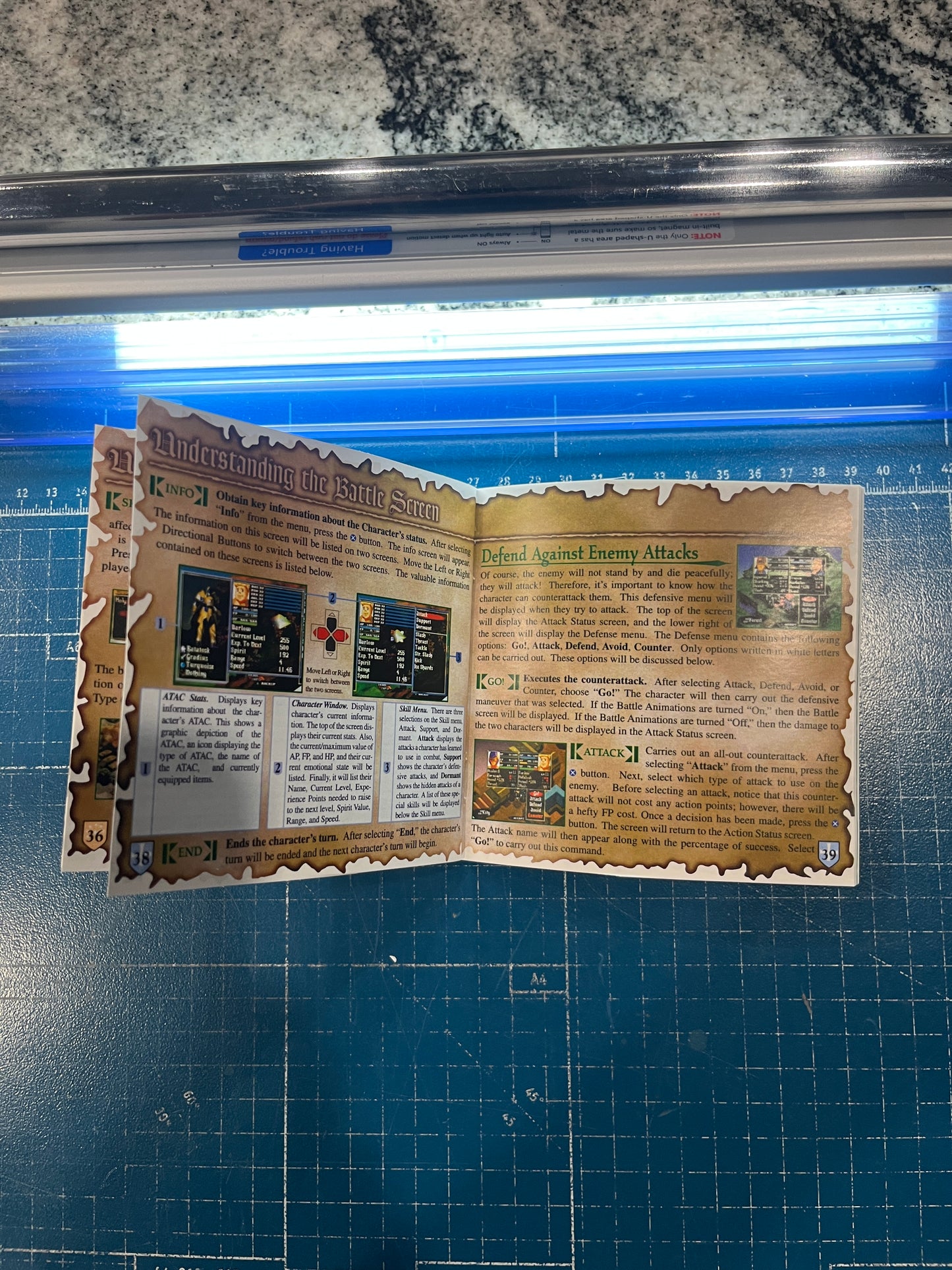 Vanguard Bandits PS1 Custom Manual