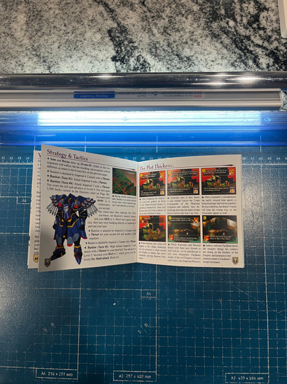 Vanguard Bandits PS1 Custom Manual