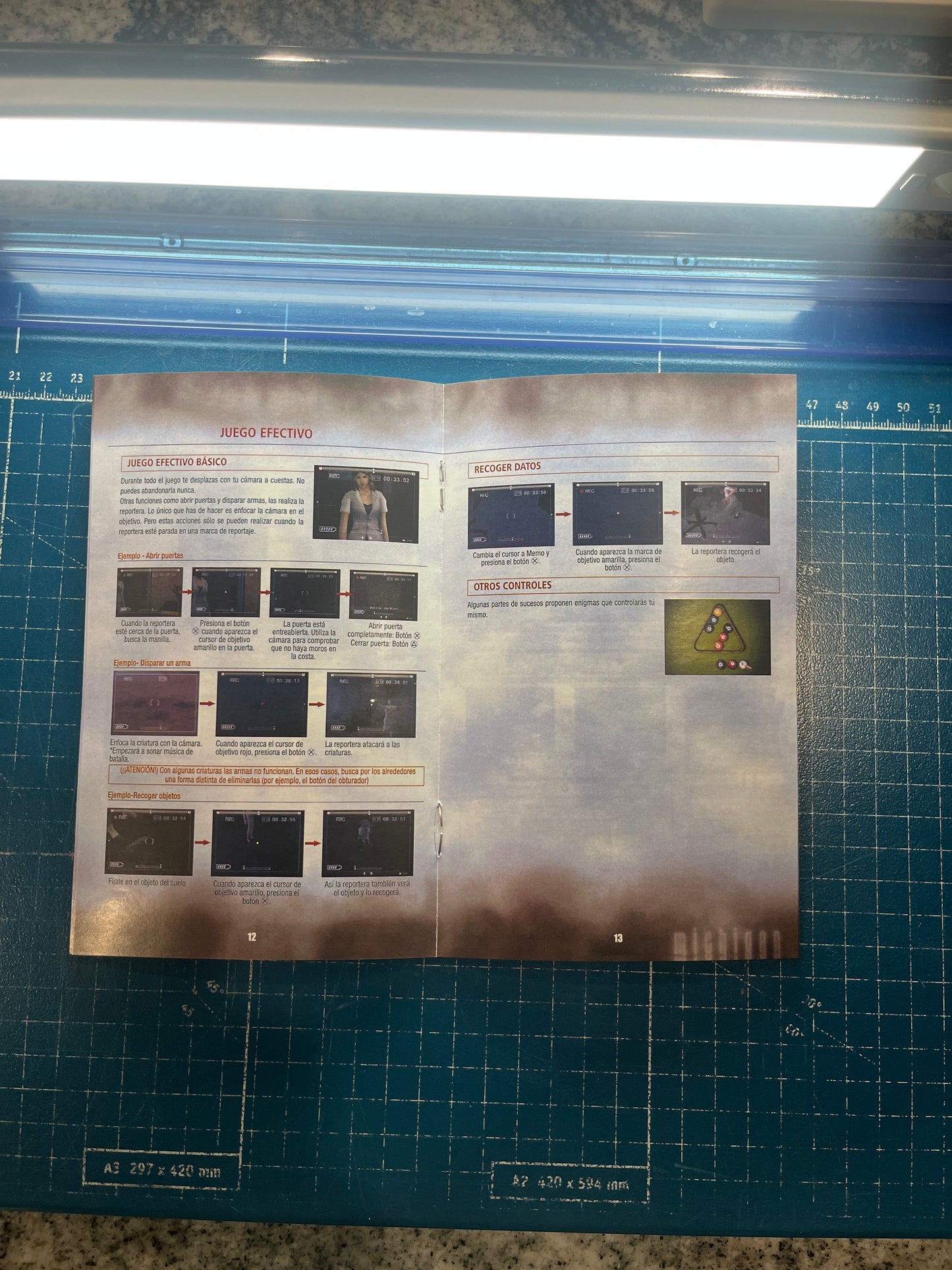 Michigan Report From Hell PS2 Custom Manual (Spanish Version)