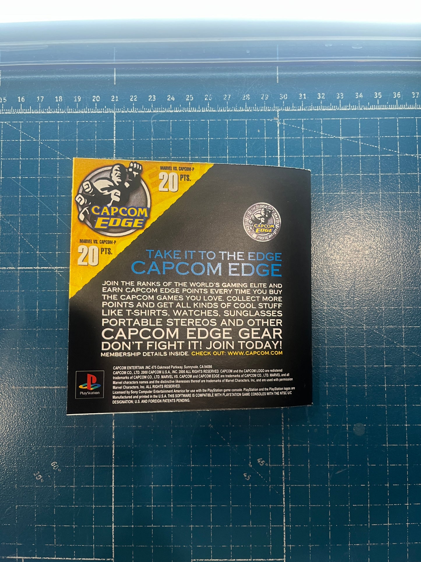 Marvel vs Capcom PS1 Custom Manual