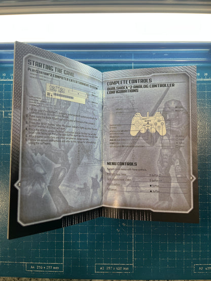 Alien vs Predator Extintion PS2 Custom Manual