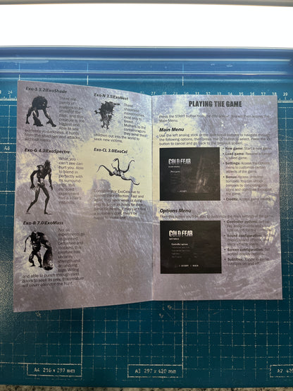 Cold Fear PS2 Custom Manual