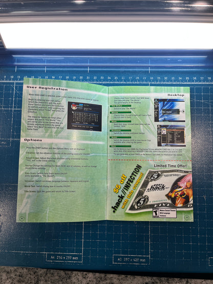 Dot Hack Part 2 Mutation PS2 Custom Manual