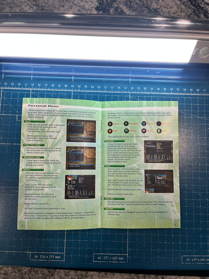 Dot Hack Part 2 Mutation PS2 Custom Manual