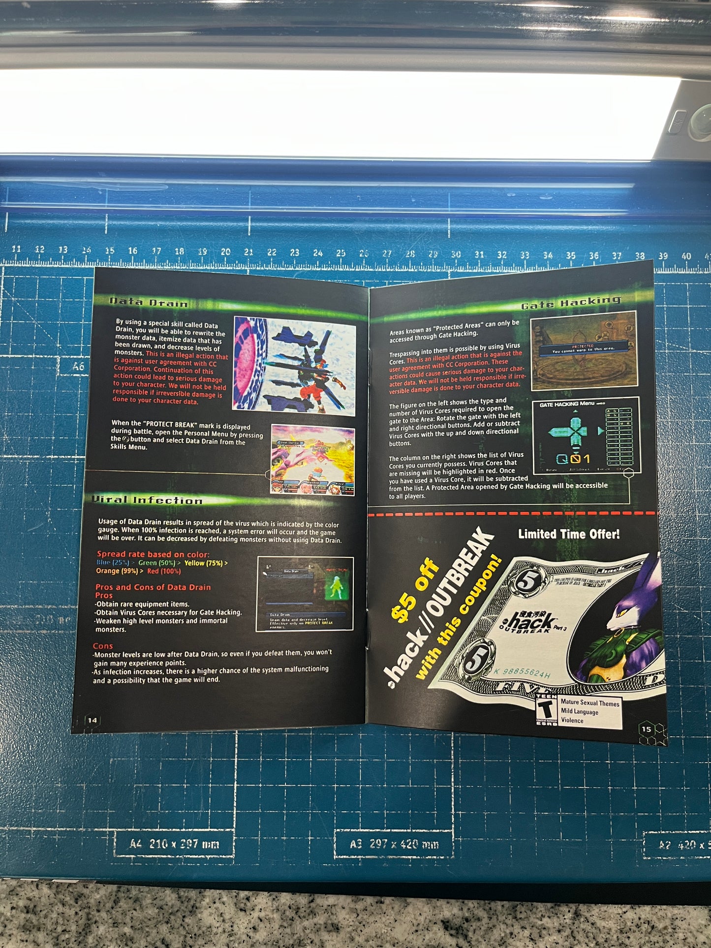 Dot Hack Part 2 Mutation PS2 Custom Manual
