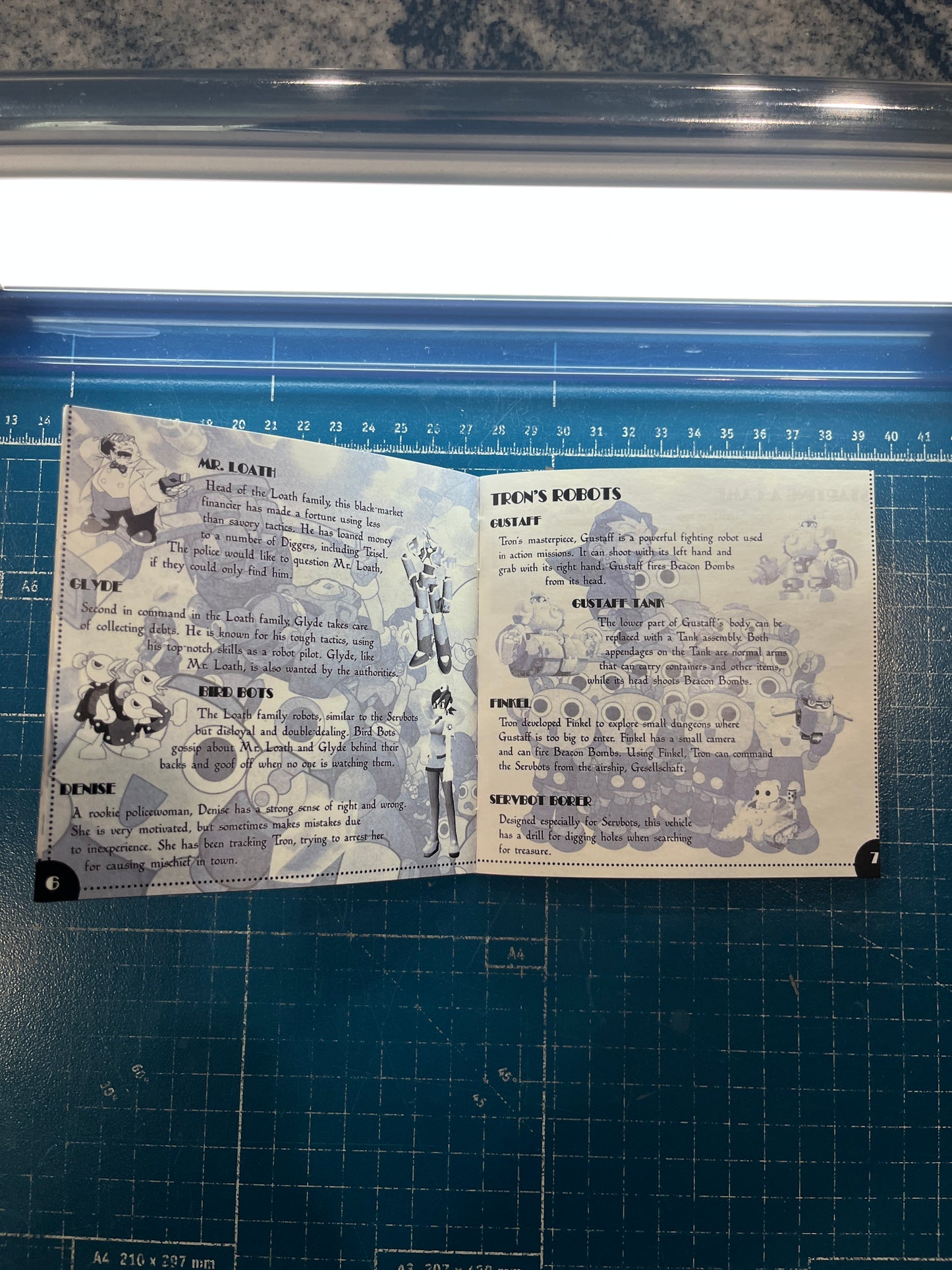 The Misadventures of Tron Bonne PS1 Custom Manual