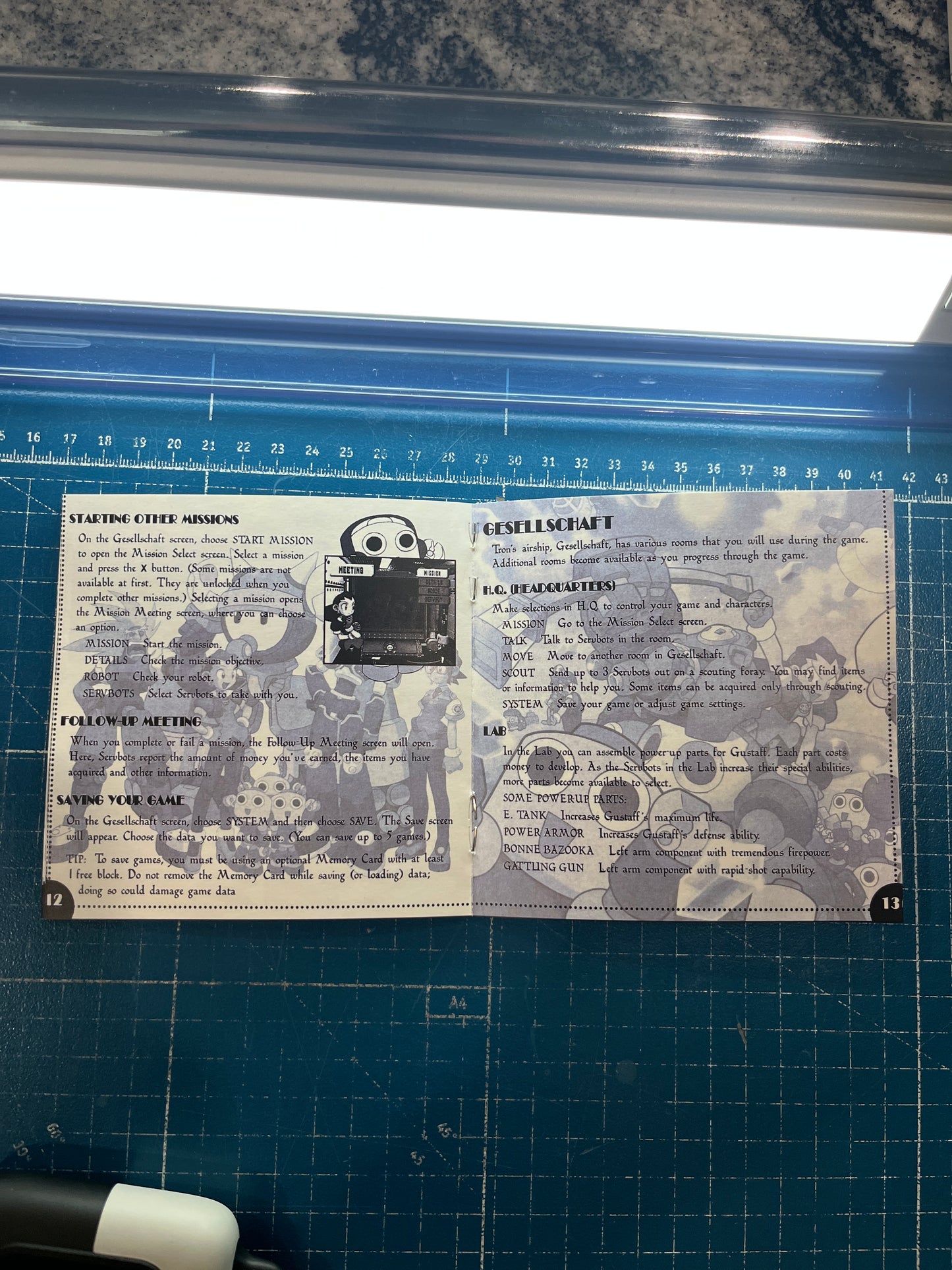 The Misadventures of Tron Bonne PS1 Custom Manual