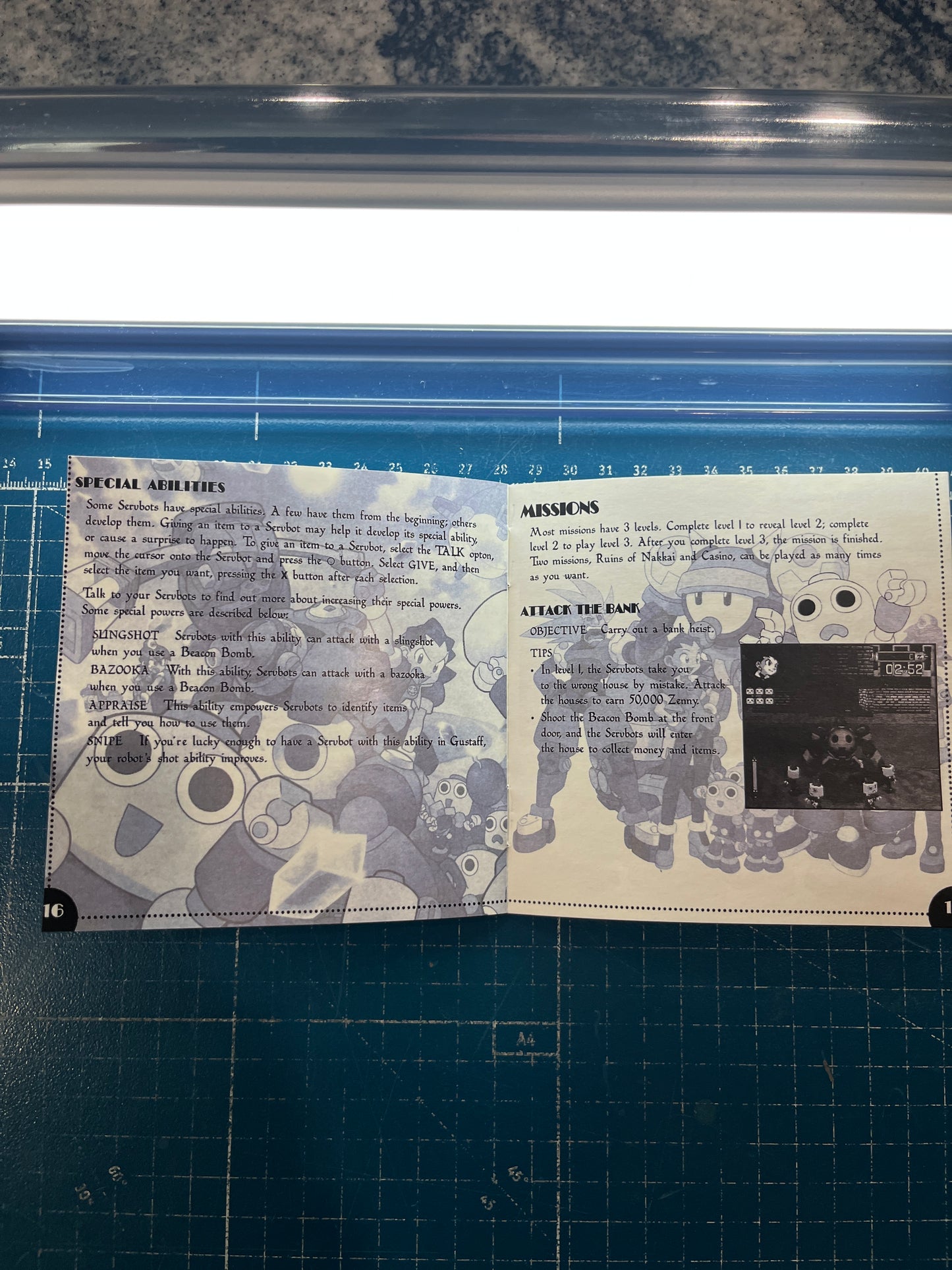 The Misadventures of Tron Bonne PS1 Custom Manual