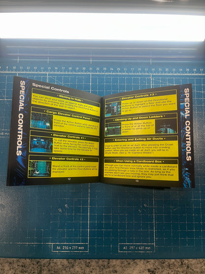 Metal Gear Solid PS1 Custom Manual