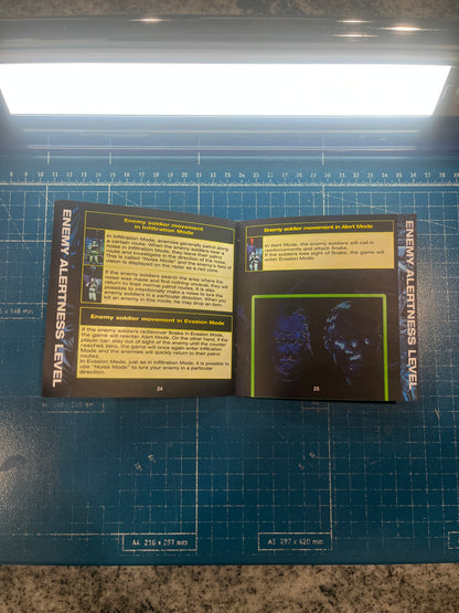 Metal Gear Solid PS1 Custom Manual