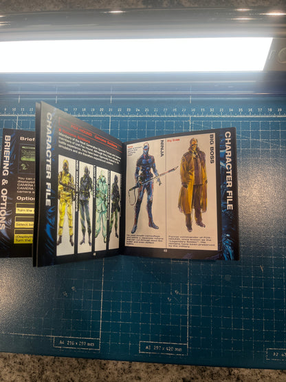Metal Gear Solid PS1 Custom Manual