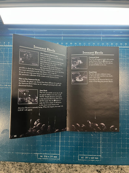 Castlevania Curse of Darkness PS2 Custom Manual