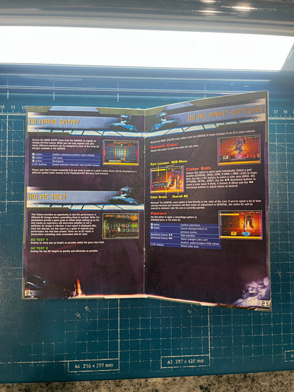 Armored Core Silent Line PS2 Custom Manual