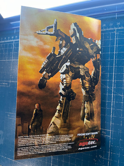 Armored Core Silent Line PS2 Custom Manual