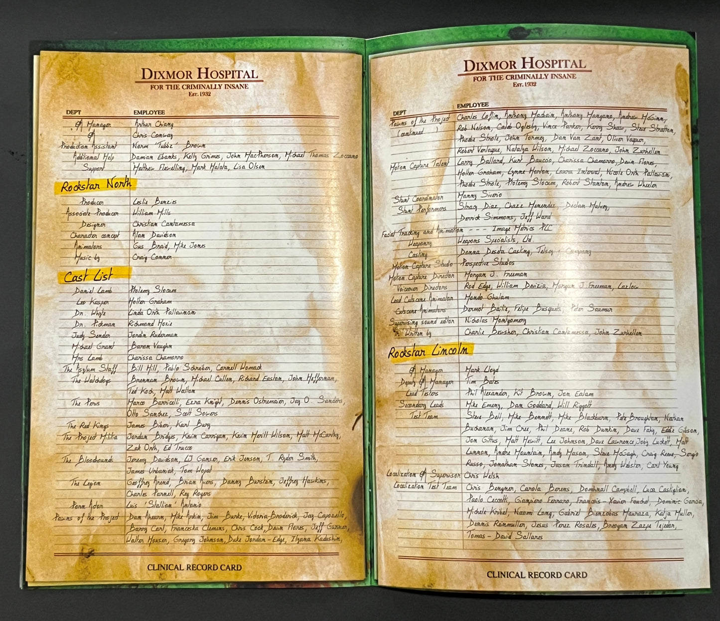 Manhunt 2 PS2 Custom Manual