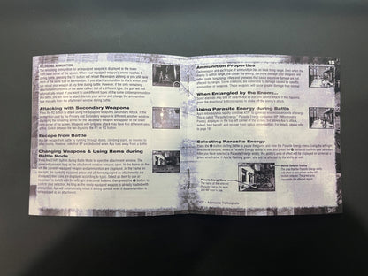 Parasite Eve 2 PS1 Manual