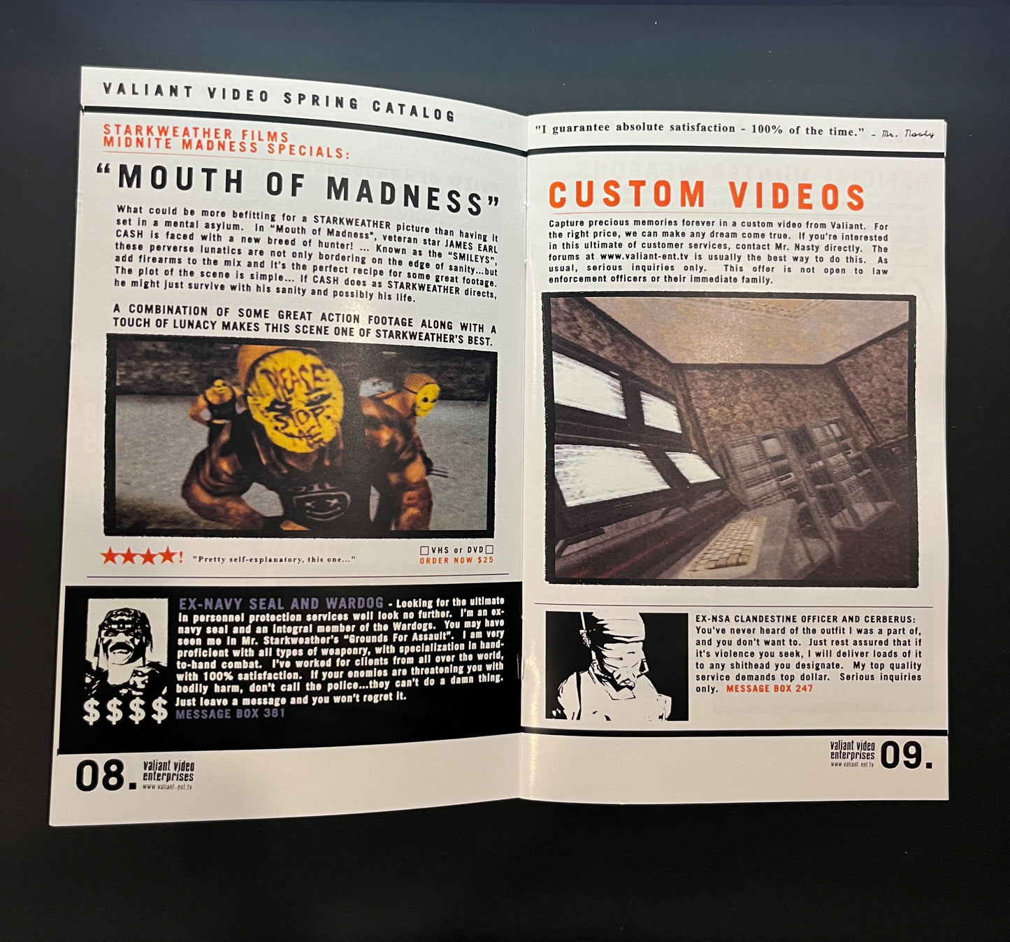 Manhunt Xbox Custom Manual