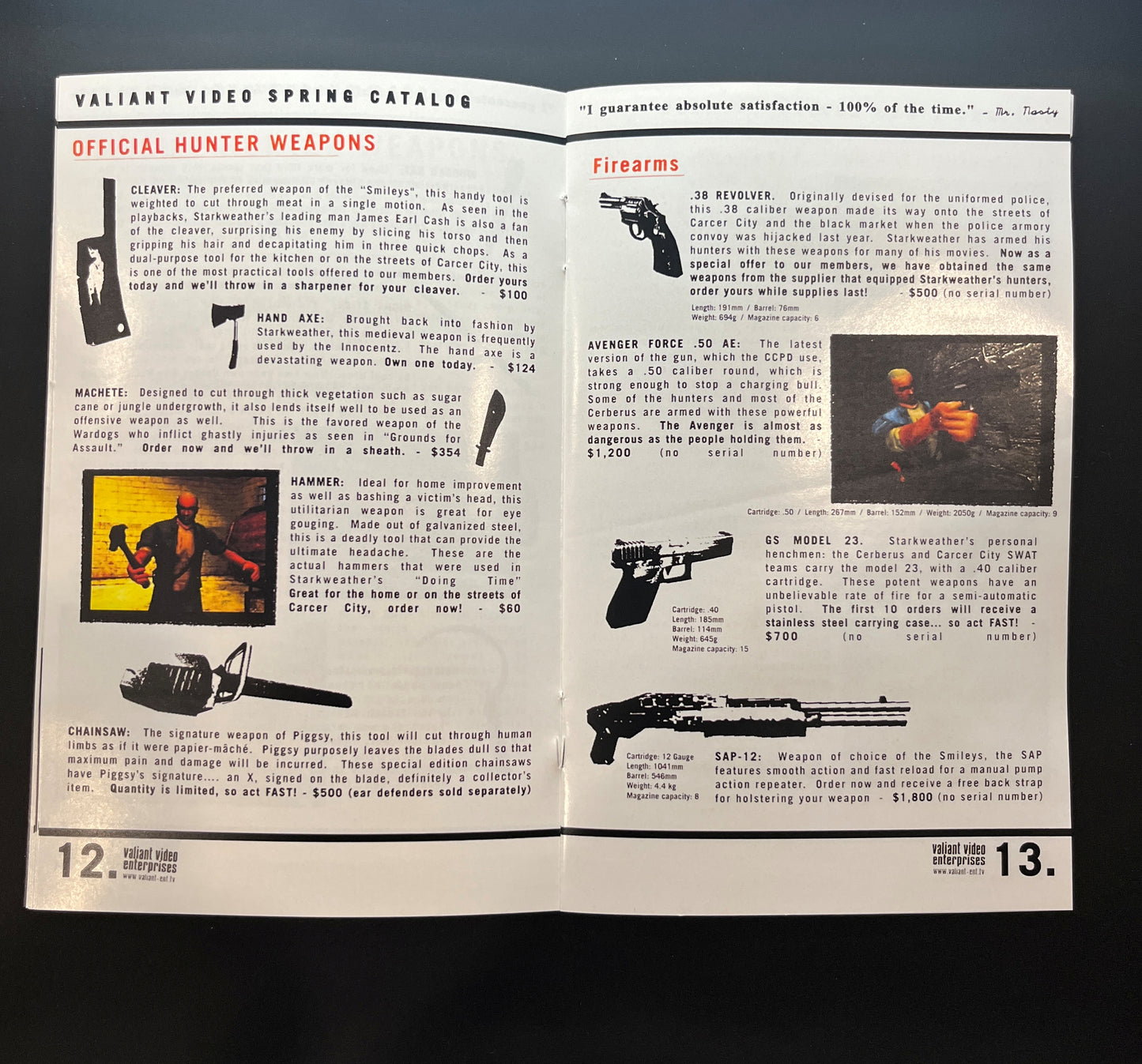 Manhunt Xbox Custom Manual