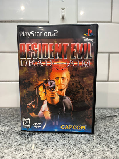 Resident Evil Dead Aim Cover Art + Manual + PS2 Style Case