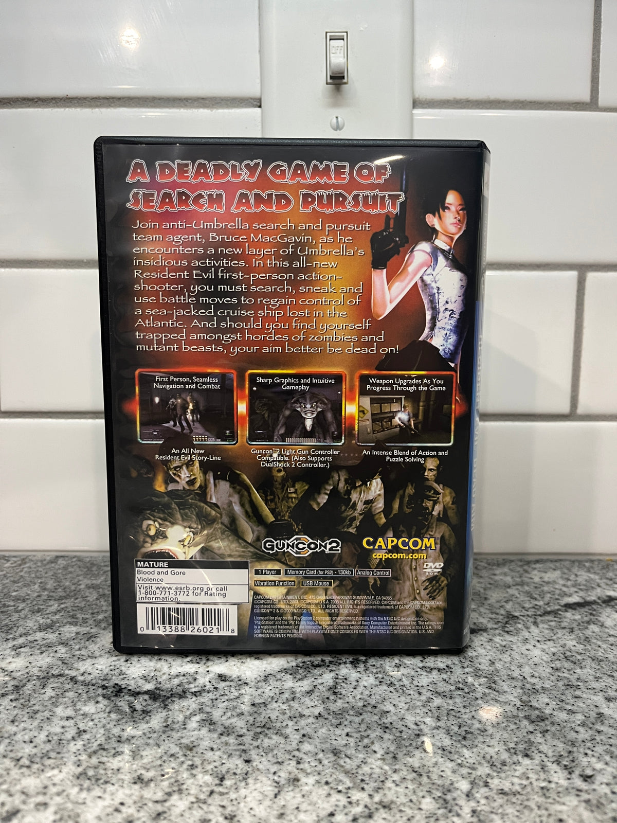 Resident Evil Dead Aim Cover Art + Manual + PS2 Style Case