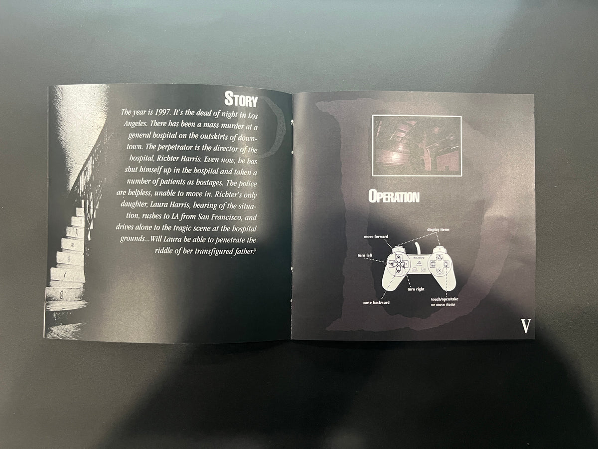 D Jewel Case PS1 Manual