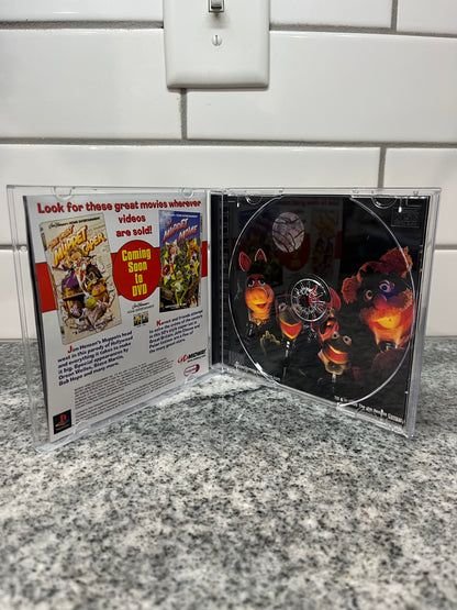 Muppet Monster Adventure PS1 Replacement Manual + Back Cover Insert + Case