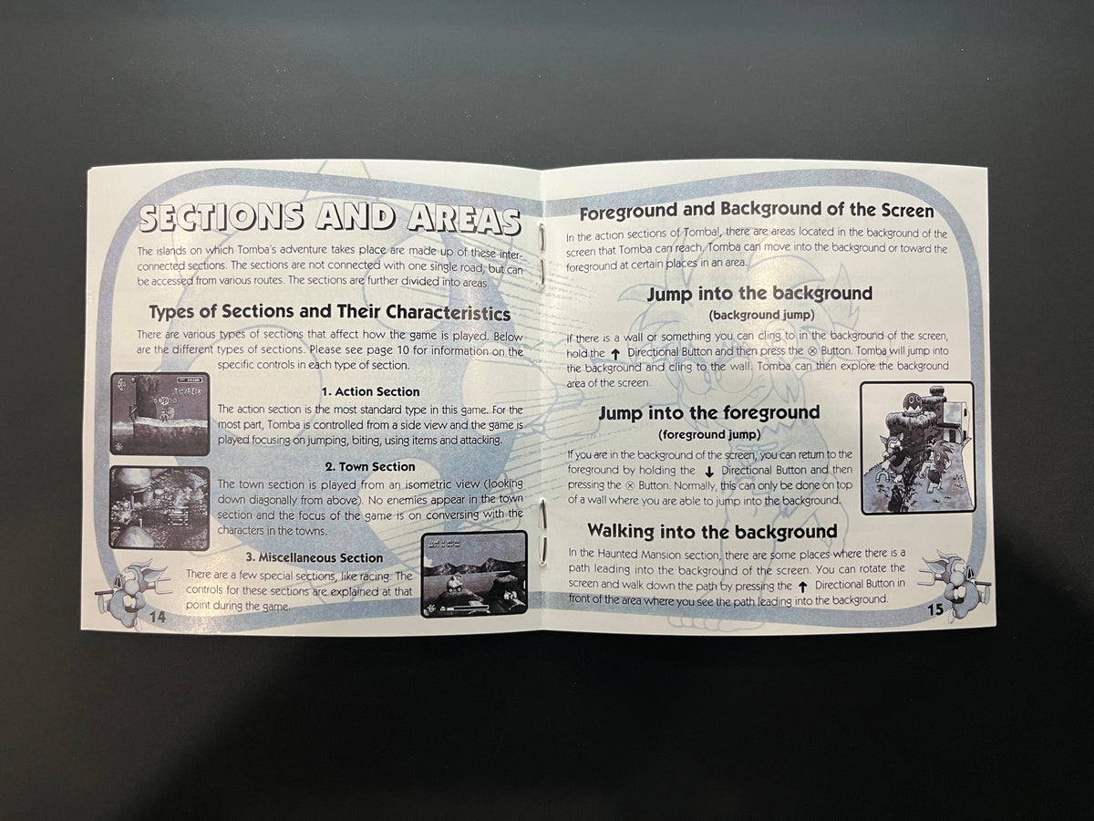 Tomba PS1 Manual