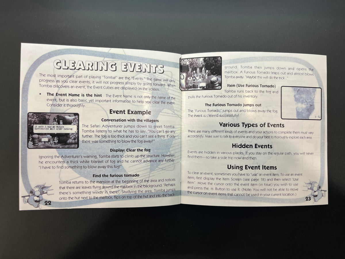 Tomba PS1 Manual