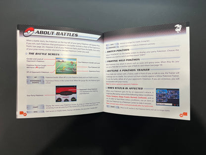 Pokémon Black Nintendo DS manual
