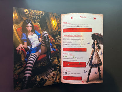 Alice Madness Returns Bikini Xbox 360 Custom Manual