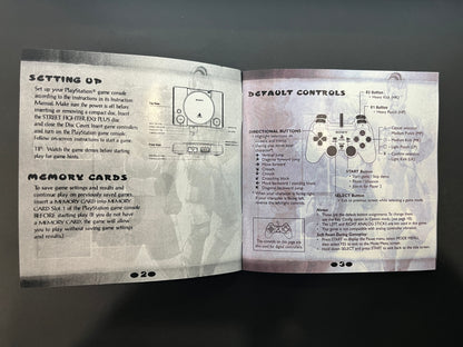 Street Fighter EX 2 Plus PS1 Manual