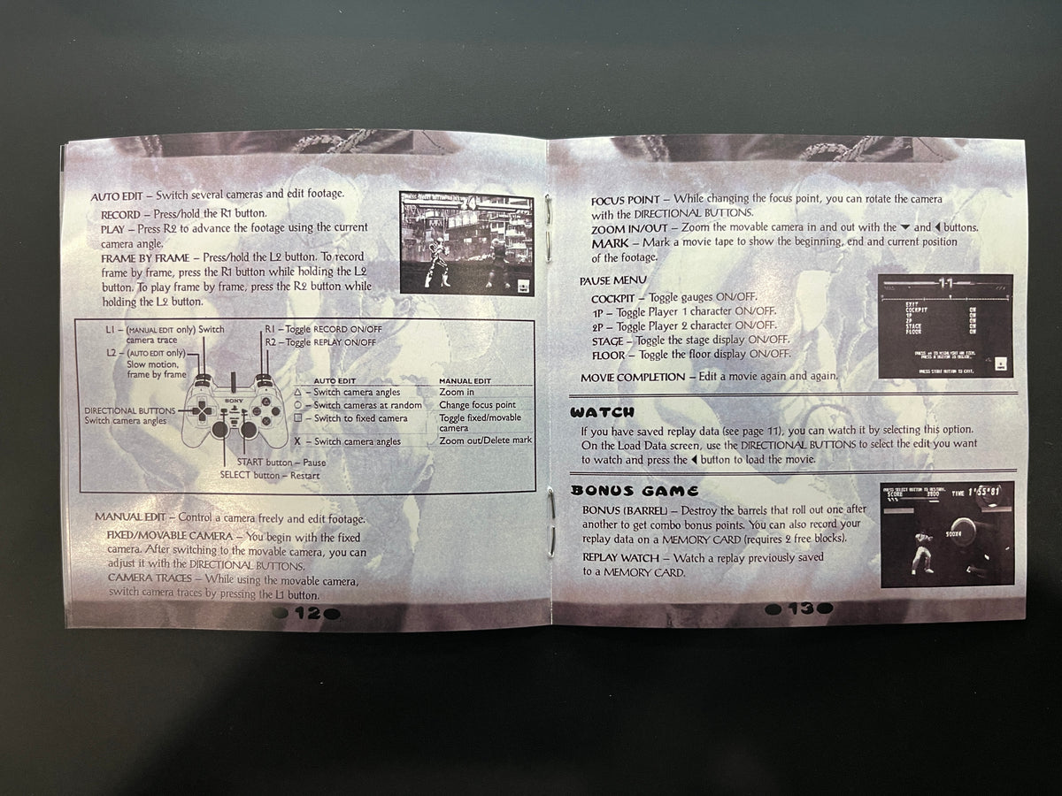 Street Fighter EX 2 Plus PS1 Manual
