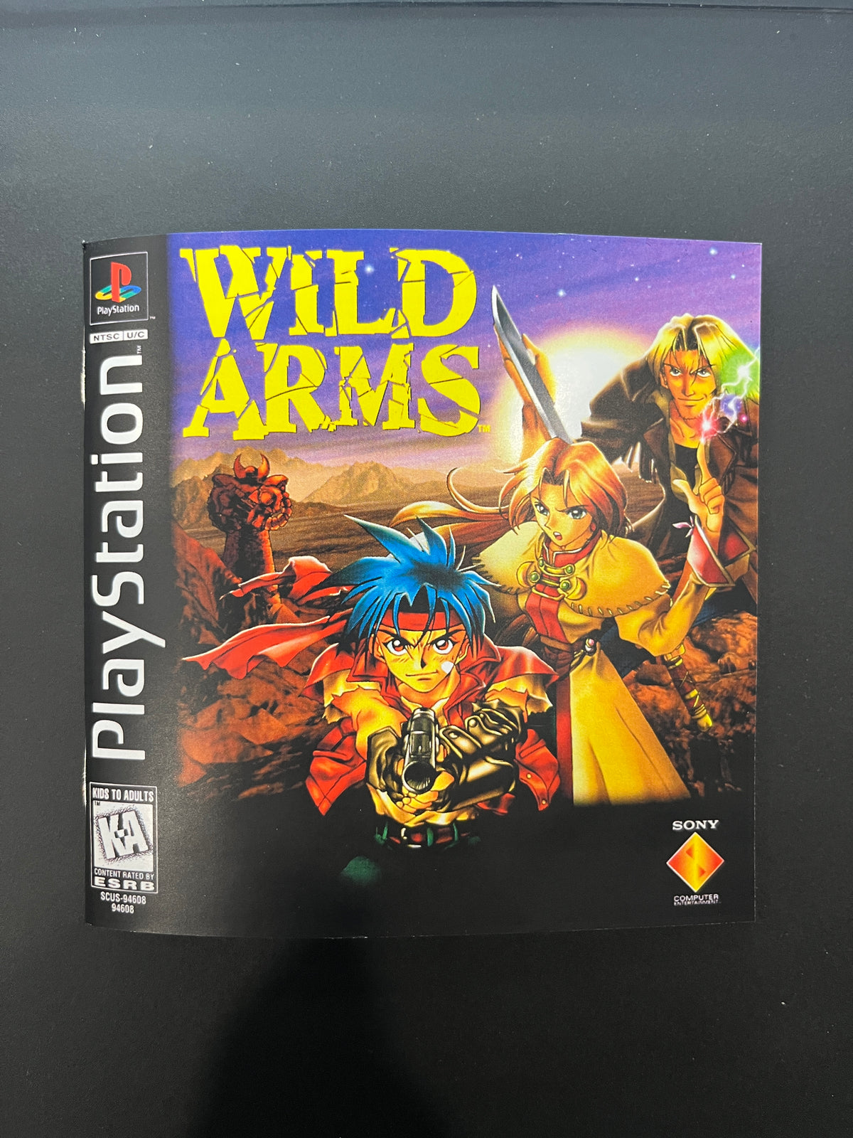 Wild Arms PS1 Manual