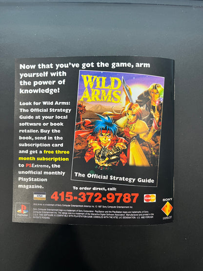 Wild Arms PS1 Manual