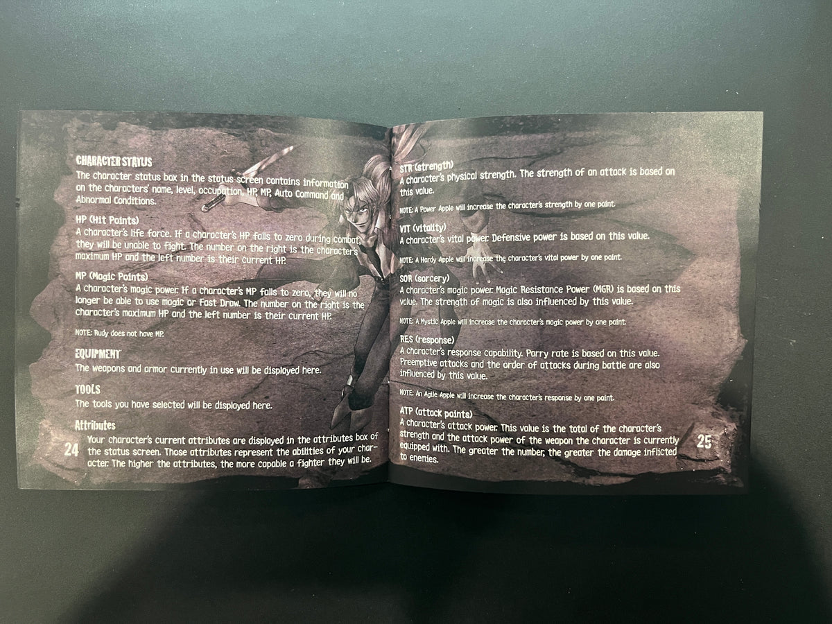 Wild Arms PS1 Manual