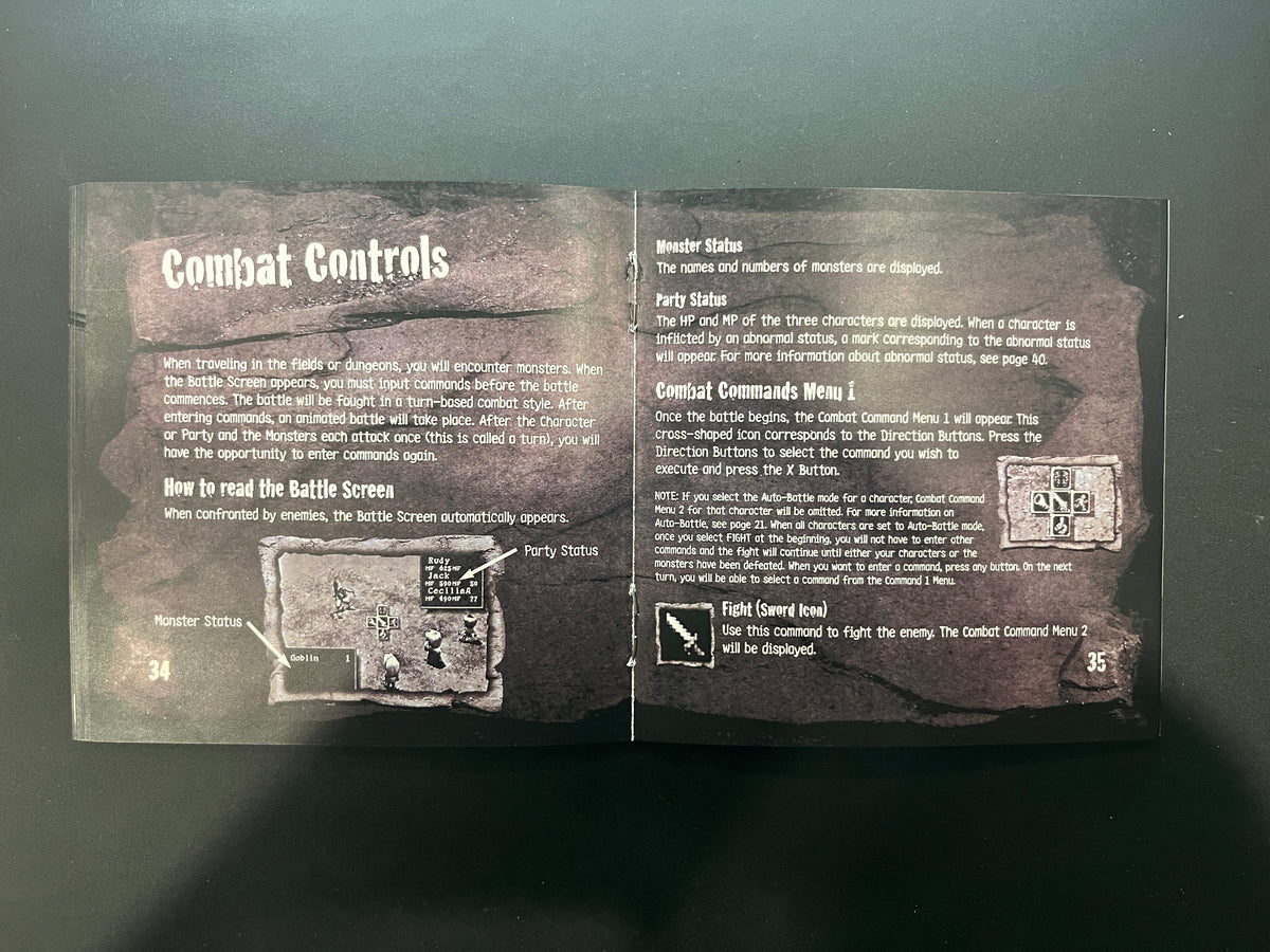 Wild Arms PS1 Manual