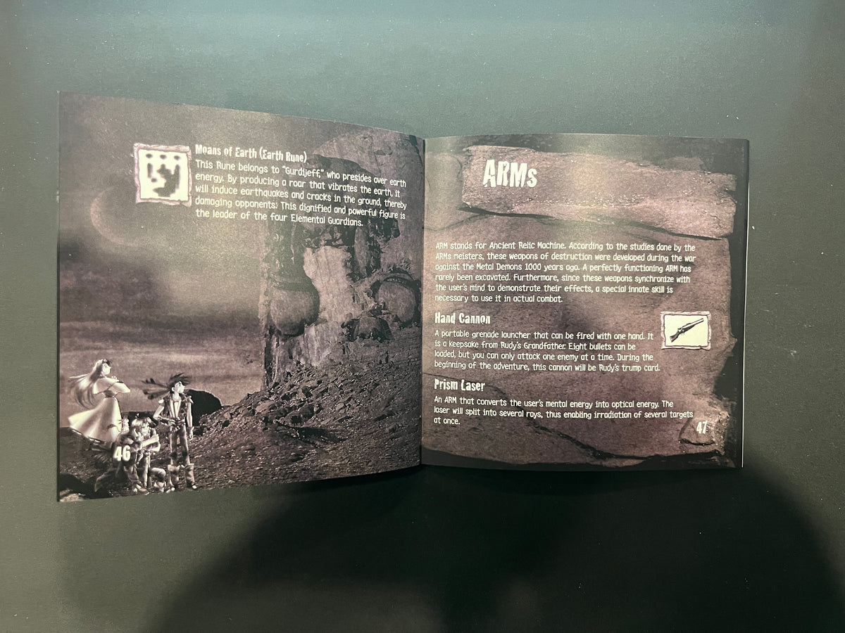 Wild Arms PS1 Manual