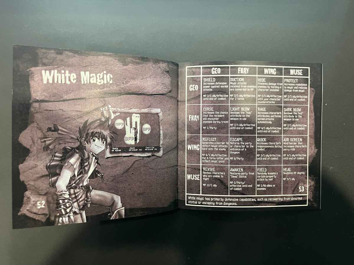 Wild Arms PS1 Manual