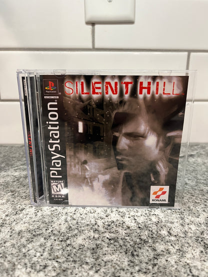 Silent Hill PS1 Replacement Manual + Back Cover Insert + Case